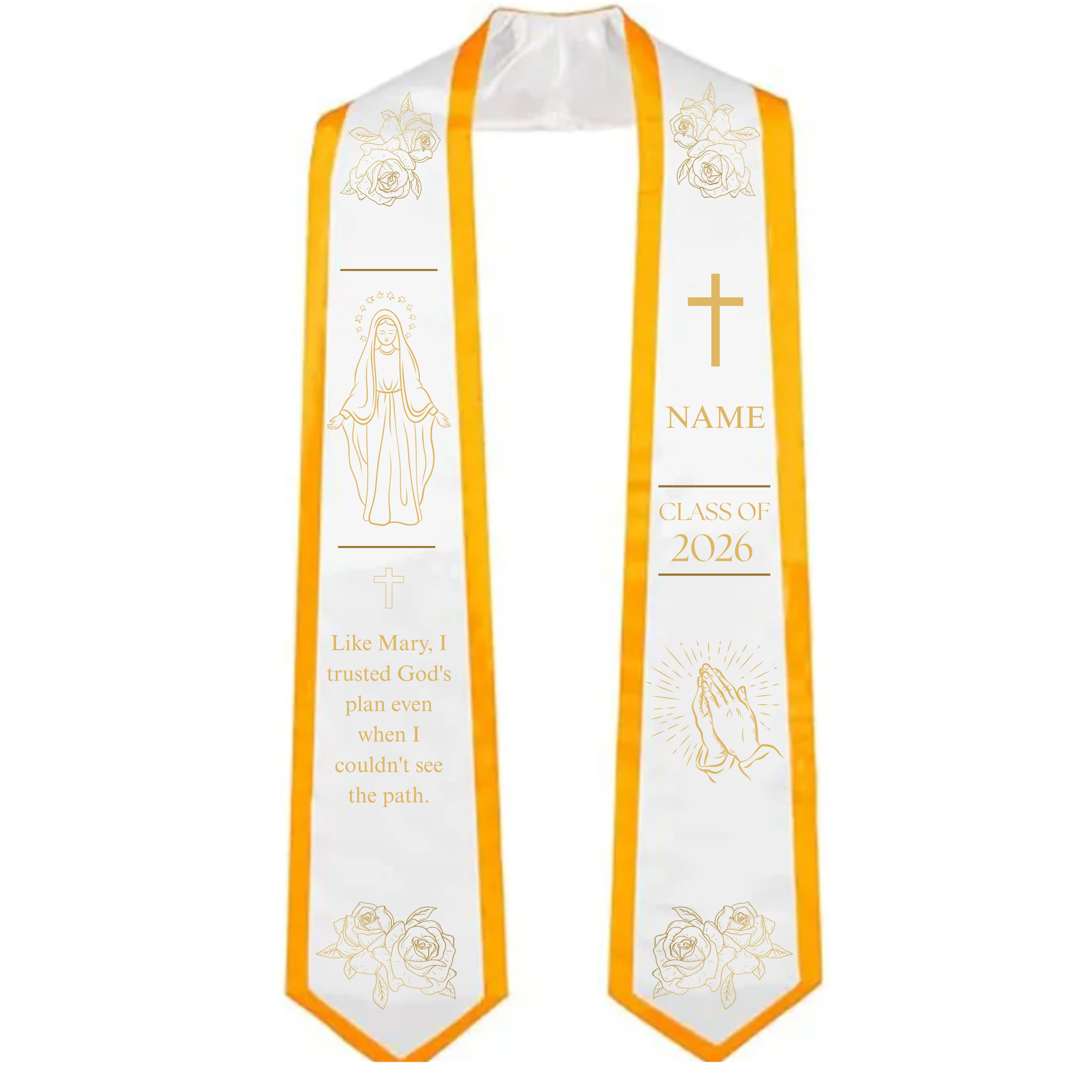 Like Mary Golden Sash