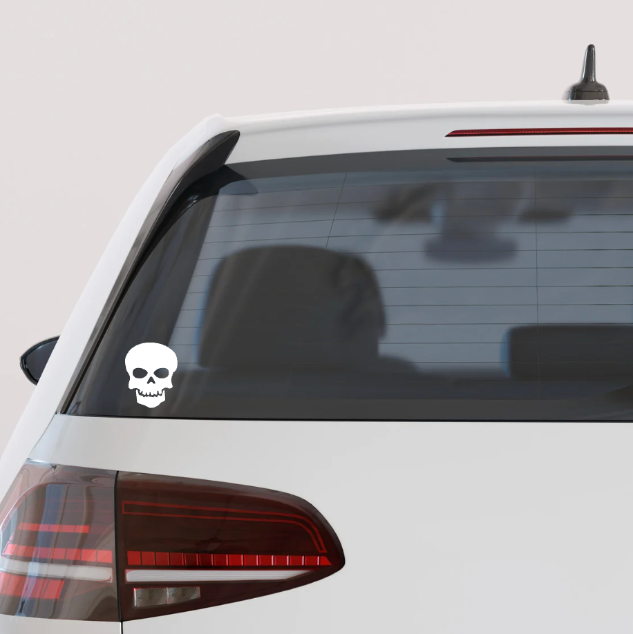 Skull Car Window decal
