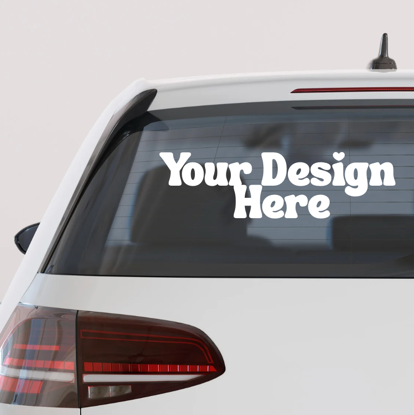 Custom Car Window Decal